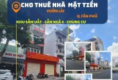 Cho thuê nhà Mặt Tiền Vườn Lài 136m2, 2 LẦU - NGANG 8M